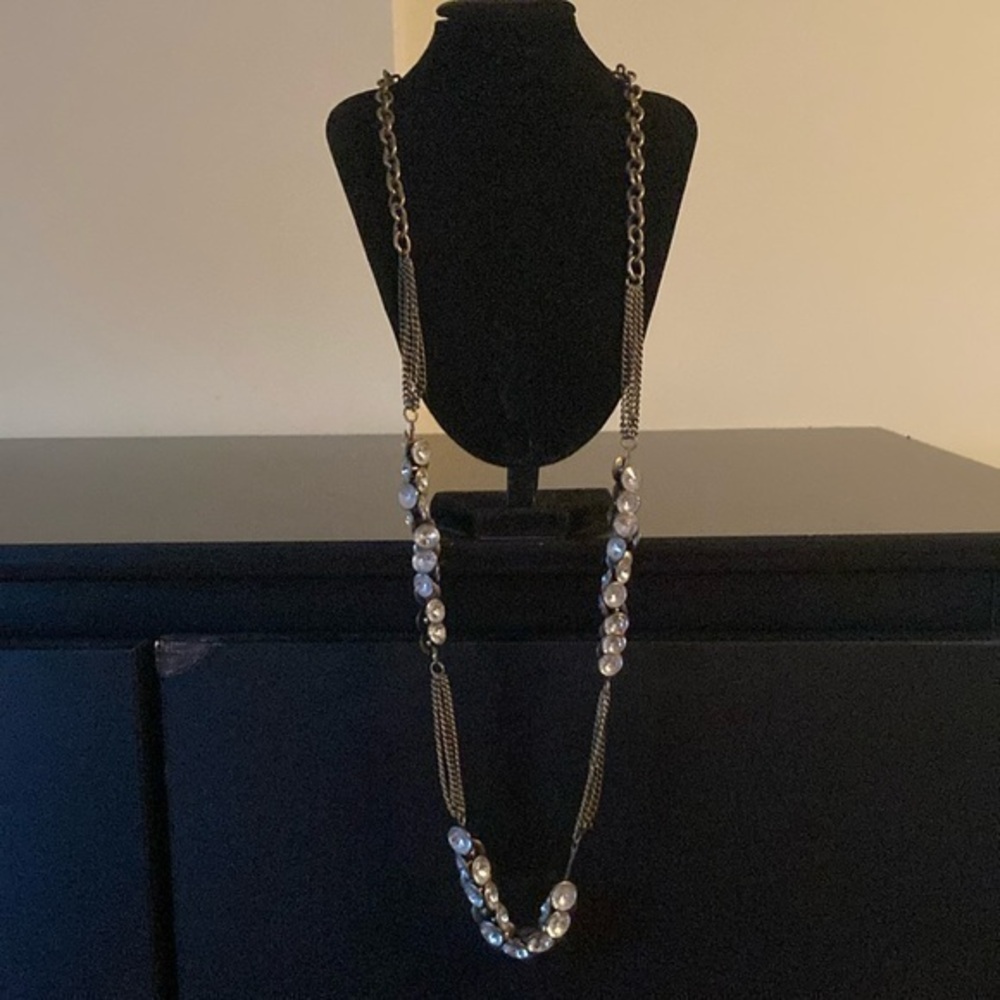 Simply Vera Vera Wang Gold and Silver Pearl Necklace